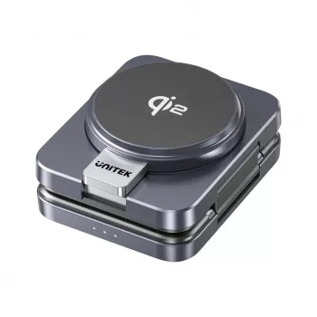 UNITEK P1300AGY01 belaidžio įkrovimo imtuvas ausinėms, išmaniajam telefonui, išmaniajam laikrodžiui USB Type-C