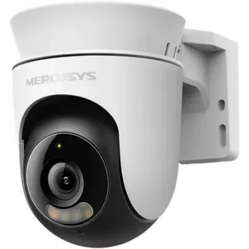 IP stebėjimo kamera MERCUSYS MC510 kupolinė 2 MP, 2304×1296, 30 kadrų/s, Wi‑Fi ir Ethernet, IR naktinis matymas, lubų montavimas, balta