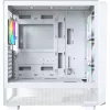 Korpusas Montech X5 Midi Tower Baltas ATX 3x140mm Ventiliatoriai