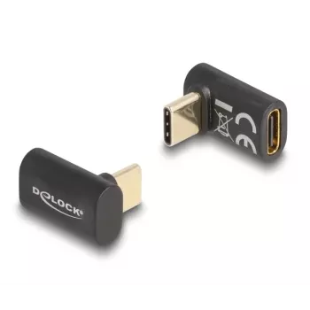 DeLOCK adapteris USB 40 Gbps USB Type-C PD 3.0 100 W vyriškas į moterišką kampuotas 8K 60 Hz