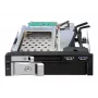 DeLOCK 5,25 colio mobilus krepšelis 1 x 2,5 colio + 1 x 3,5 colio SATA HDD ir 2 x USB 3.0 prievadai (47209)