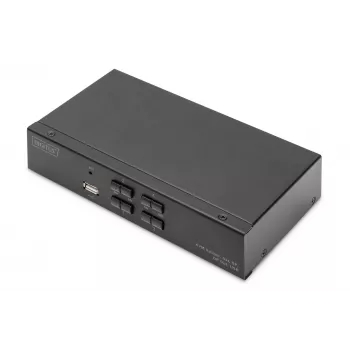 KVM jungiklis Digitus DS-12891 4x1 DP USB 4K Ultra HD
