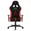 ONEX STC Alcantara L Series biuro/kėdė kompiuterinė, sėdynė su paminkštinimu, atlošas su paminkštinimu, juoda/raudona