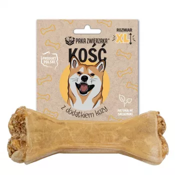 PAKA ZWIERZAKA Kaulas su ožka XL 17 cm – šunų skanėstas – 115g