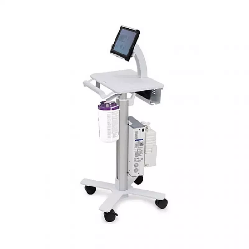 Ergotron Tablet Cart SV10 – vežimėlis planšetei / klaviatūrai, metalas, baltas, aliuminis, iki 30,5 cm (12 inch)