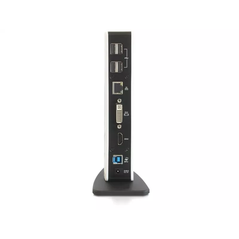 Laptop Dock DeLOCK 87568 Laidinis Juodas Baltas
