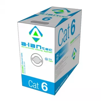 A-LAN KIU6PVC305 tinklo laidas pilkas 305 m Cat6 U/UTP (UTP)
