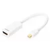 DIGITUS Mini DisplayPort į HDMI Type A adapterio kabelis, 0,15 m