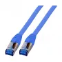 EFB-Elektronik RJ45 jungiamasis kabelis Cat.6A S/FTP TPECat.7 superflex mėlynas 1m