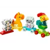 Konstruktorius LEGO DUPLO Gyvūnų traukinukas 10412 — 19 dalių, nuo 1,5 metų