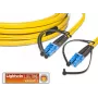 Lightwin LDP-09 LC-LC 1.0 FD šviesolaidinis kabelis 1 m OS2 geltonas