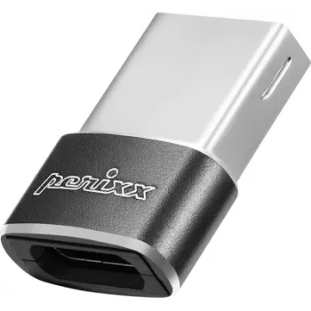 Perixx USB 2.0 adapteris [1x USB 2.0 kištukas A – 1x USB 2.0 lizdas C] PERIPRO-408 (12128)