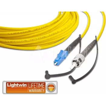 Lightwin LSP-09 LC-ST 2.0 aukštos kokybės vienmodis LWL šuolis, LC – ST