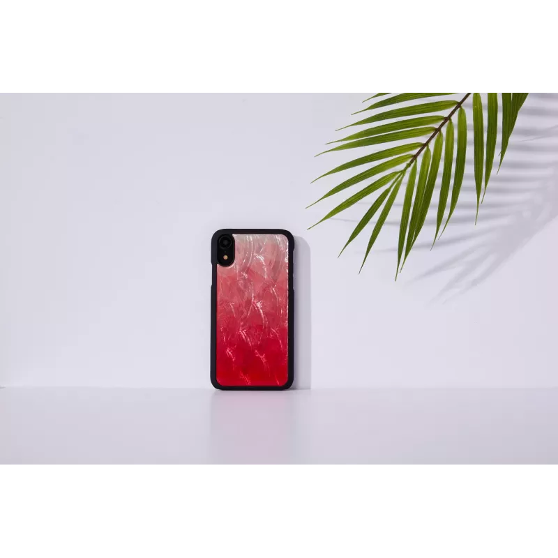 Dėklas telefonui iKins, iPhone XR, rožinio ežero ir juodos spalvos dviejų tonų apsauginis dangtelis