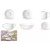 Gili sriubos lėkštė Esmeyer Trianon 225 mm balto stiklo – 6 vnt., tinka indaplovei