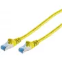 Tinklo kabelis ShiverPeaks 75712-Y CAT 6A S/FTP PIMF geltonas, biri viela 10G Ethernet