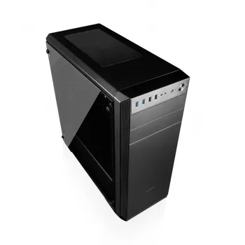 Korpusas MODECOM Oberon Pro Midi Tower, grūdintas stiklas, microATX/ATX, 7 lizdai, 395 mm GPU, 2x3.5 colio + 3x2.5 colio vietos, USB 3.2 Gen1