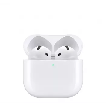 Apple AirPods 4 Belaidės ausinės į ausis – pokalbiams, muzikai, sportui ir kasdienai, baltos, Bluetooth