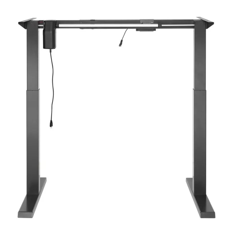 Ergo Office ER-433 reguliuojamo aukščio elektrinis darbo stalo rėmas, pilkas, iki 123 cm, 80 kg – be stalviršio, stovimam ir sėdimam darbui