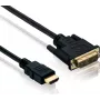 Adapterinis kabelis helos DVI-D (kištukas) į HDMI (kištukas) 1,5 m, 4K 60 Hz
