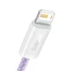 Baseus Dynamic kabelis USB į Lightning, 2.4A, 2m (Violetinė)