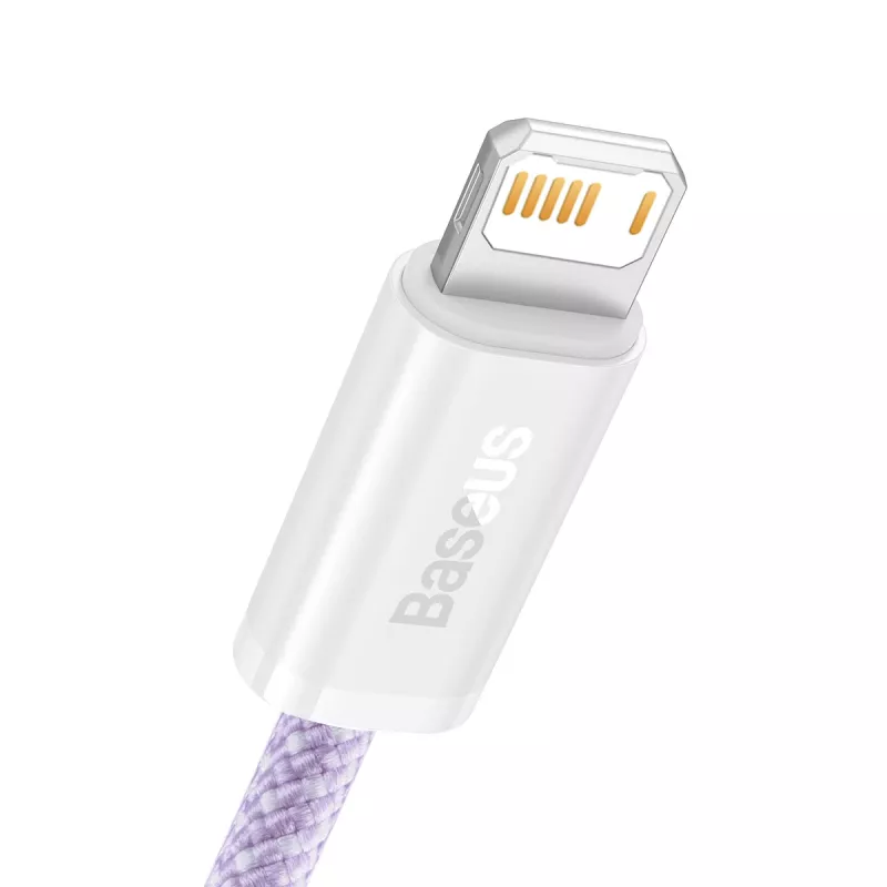 Baseus Dynamic kabelis USB į Lightning, 2.4A, 2m (Violetinė)