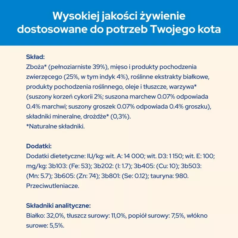 Purina CAT CHOW sausas kačių ėdalas 1,5 kg Suaugusiems Kalakutiena