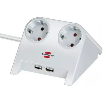 Prailgintuvas Brennenstuhl 1153520222 su 2 kištukiniais lizdais ir 2 USB prievadais, 1,8 m