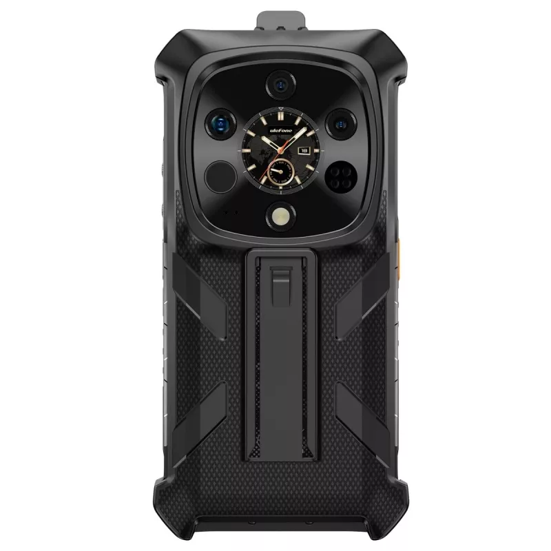 Ulefone juodas daugiafunkcis galinis dėklas Armor 28 Ultra / 28 Ultra Thermal telefonams