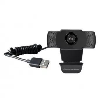 Conceptronic AMDIS 1080P Full HD internetinė kamera su mikrofonu, 2 MP, 1920 x 1080 pikselių, Full HD, 30 kadrų/s, H.264, M-JPEG, YUV, 90°