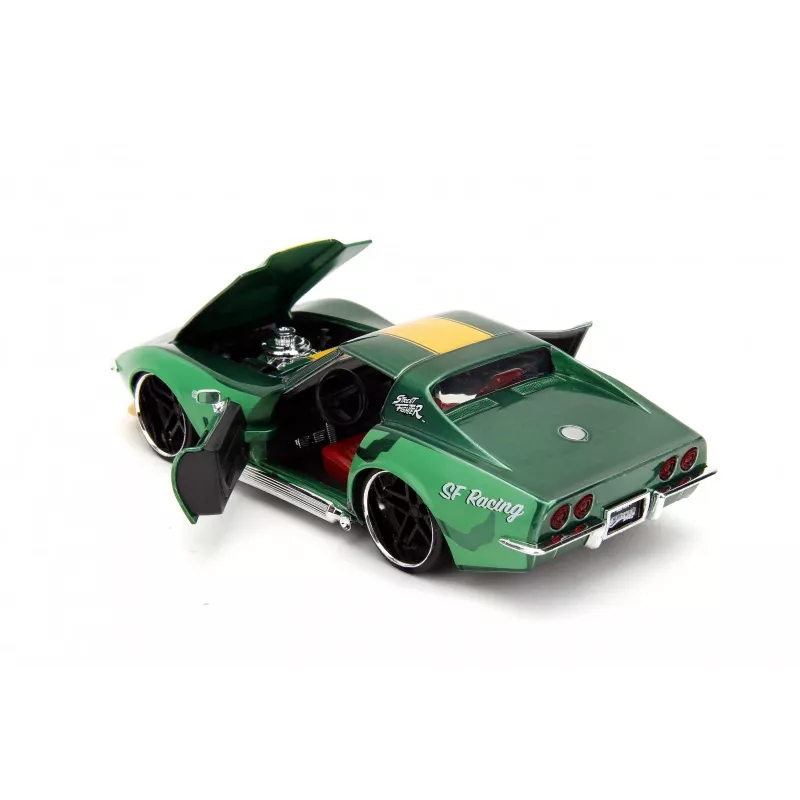 Automobilis Jada Toys Street Fighter 1969 Chevrolet 1:24 Metalinis Žalias