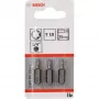 Bosch antgalis atsuktuvui Extra Hard, 3 vnt., Torx, T10, plienas, 25 mm