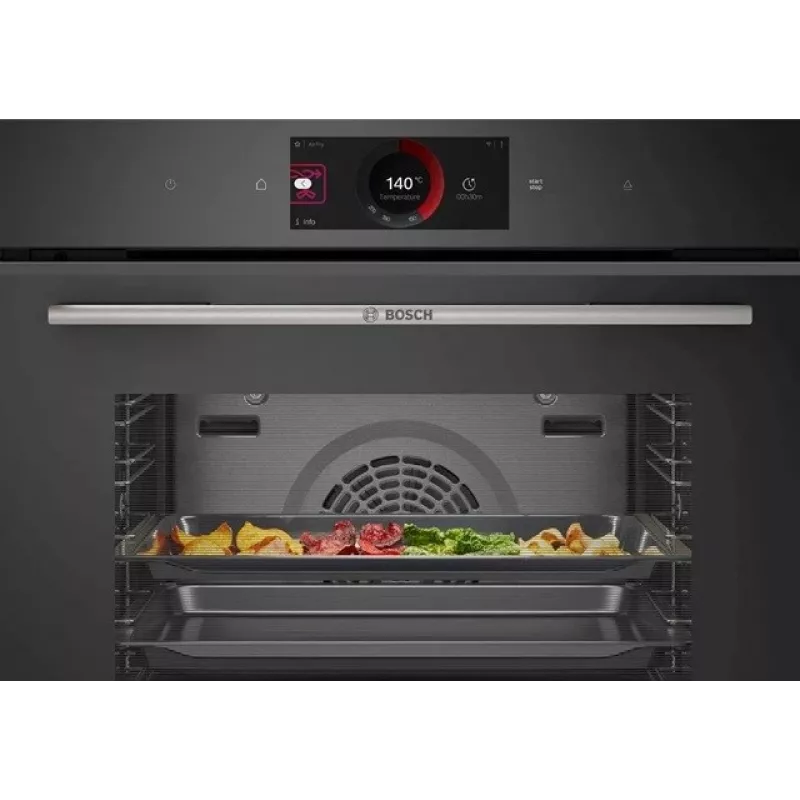 Bosch Serie 8 HBG7722B1 orkaitė 71 L 3600 W Juoda