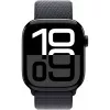 Apple Watch Series 10 46 mm, juodas deimantinis aliuminis, Sport Loop tintos spalvos, GPS + Cellular, MWY53QF/A, 2024