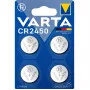 Vienkartinė ličio baterija Varta CR2450, 3 V, 4 vnt., 10 metų garantija