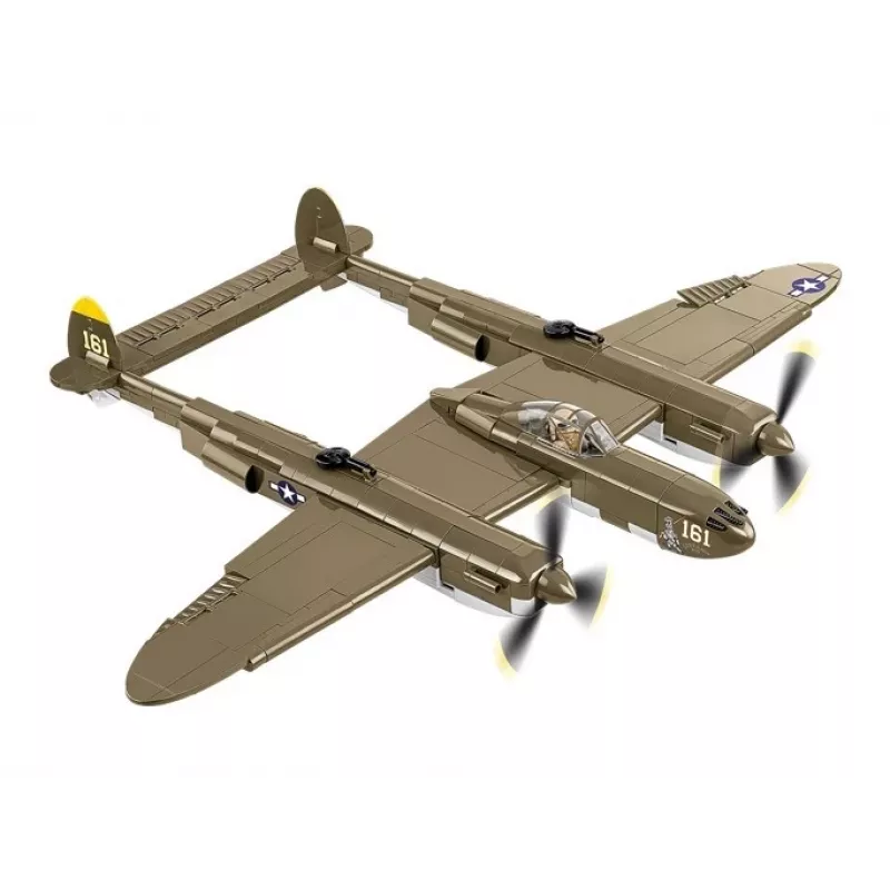 Cobi Building Blocks Lockheed P-38H Lightning rinkinys 5763 – konstruktorius, kolekcinis lėktuvo modelis