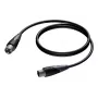 PROCAB CLA901/3 garso kabelis 3 m XLR (3 kontaktų) juoda, pilka