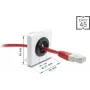 Kabelio įvadas DELOCK Easy 45, 21 mm skersmuo, stalviršiui / skydeliui