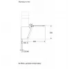 Sieninis gartraukis Bosch DWK65DK20, 590×325×690 mm, 550 m³/h, 3 greičiai, 62 dB, baltas, aliumininis riebalų filtras