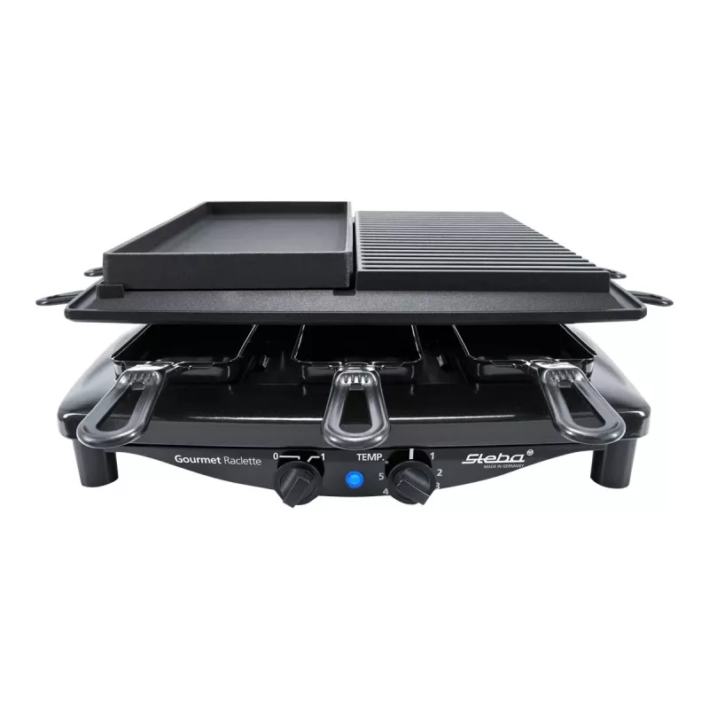 Steba RC 4 Plus Deluxe raklečo grilis, juodas