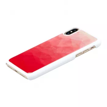 Telefono dėklas iKins, skirtas iPhone XS / iPhone X — Pink Lake White, apsauginis dangtelis