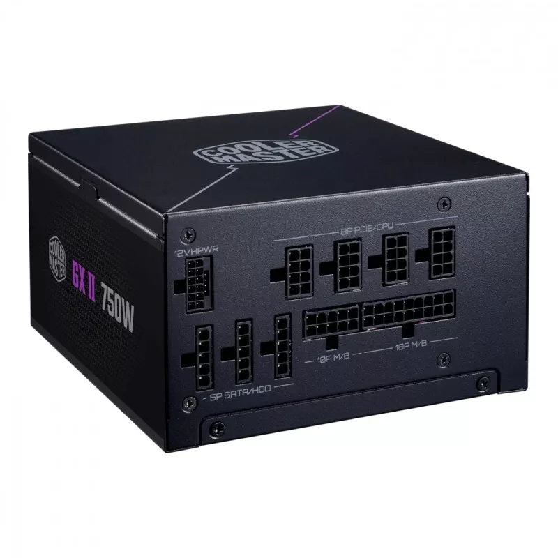 Cooler Master GX II Gold 750 ATX3.1 (750W) maitinimo blokas, juodas