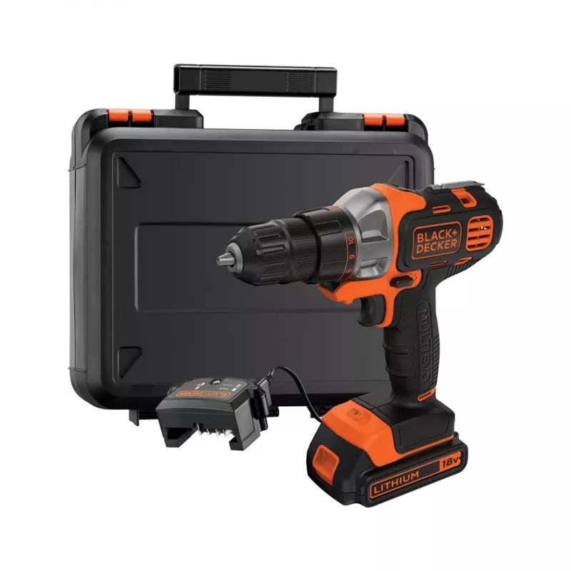 Osciliacinis daugiafunkcis įrankis Black & Decker MT218K-QW, juodas/oranžinis, 8500 OPM