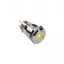 DimasTech vandalizmui atsparus mygtukas 19 mm Silverline Dot RGB PD210