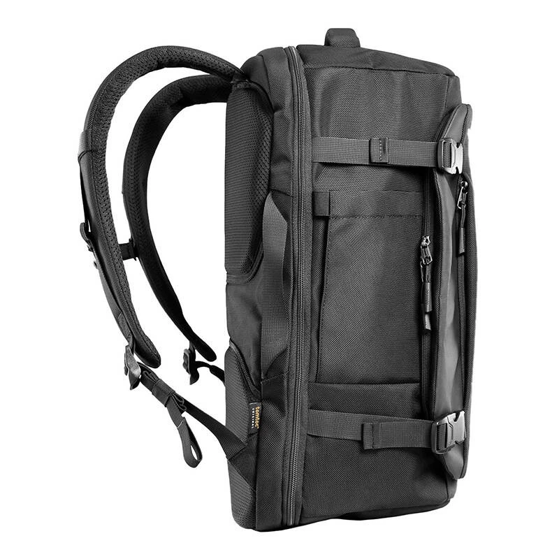 Kelioninė kuprinė nešiojamam kompiuteriui Tomtoc Navigator-T66 T66M1D1 (juoda) – 38-40L / 17 inch