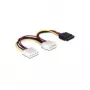 Maitinimo laidas SATA HDD DeLOCK 60103 2x 4pin kištukas/lizdas 0.165 m
