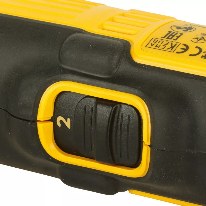 DeWALT DCD740NT-XJ gręžtuvas 2000 RPM, be rakto griebtuvas, 1.3 kg, juodas, geltonas