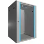 Sieninis stovas Extralink Rackmount spinta 18U 600x600 Pilka su raktiniu užraktu