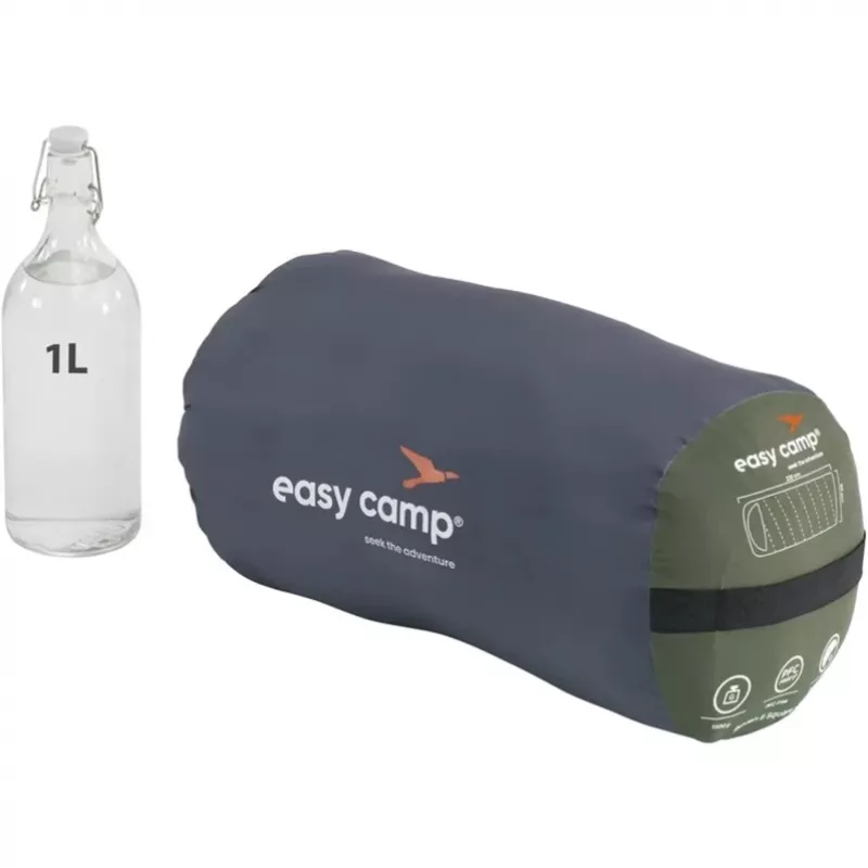 Miegmaišis easy camp Raven II Square -3°C, alyvuogių žalia, modelis 240208