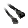 Kolink 4 kontaktų PWM ilginimo kabelis, 30 cm, juodas